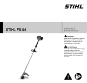 Stihl FS 94 Instruction Manual