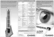 Casio XJ-A145V Brochure