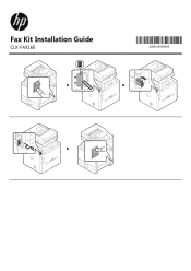 HP LaserJet MFP M72625-M72630 Fax Kit Installation Guide