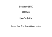 Motorola i890 User Guide - Southern Linc