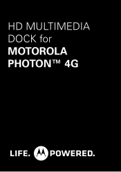 Motorola PHOTON 4G Photon HD Multimedia Dock
