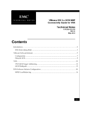 Dell VNX2 VMware ESX 5.x iSCSI NMP Connectivity Guide for VNX