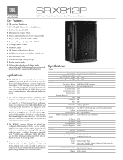 JBL SRX812P Spec Sheet English