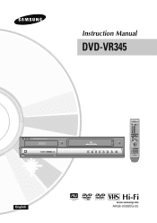 Samsung DVD-VR345 Quick Guide (easy Manual) (ver.1.0) (English)
