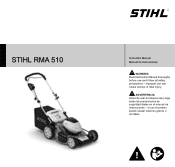 Stihl RMA 510 Product Instruction Manual