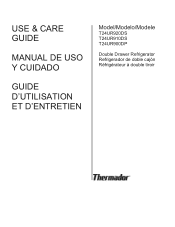 Thermador T24UR920DS Instruction manual