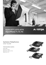 Aastra OpenPhone 71 User Guide