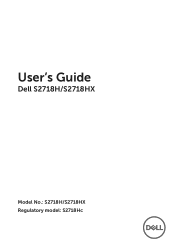 Dell S2718H X Users Guide