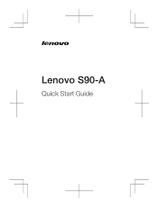 Lenovo S90-A (English For India) Quick Start Guide_Important Product Information Guide - Lenovo S90-A Smartphone