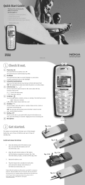 Nokia 2126i Nokia 2126i Tracfone Quick Start Guide
						US English
