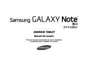 Samsung SM-P607T User Manual T-mobile Sm-p607t Galaxy Note 10.1 2014 Edition Kit Kat Spanish User Manual Ver.ne2_f4 (Spanish(north America))