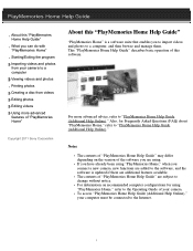 Sony ILCA-77M2 PlayMemories Home™ Help Guide (Windows) (.PDF)