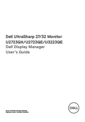 Dell U2723QX Display Manager Users Guide