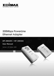 Edimax HP-2002AC User Manual
