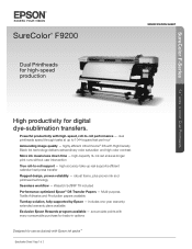 Epson F9200 Product Specifications