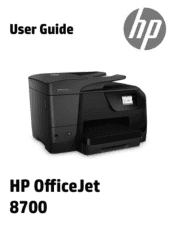 HP OfficeJet 8702 User Guide