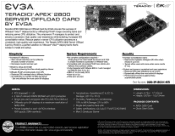 EVGA Teradici APEX 2800 Server Offload card by PDF Spec Sheet