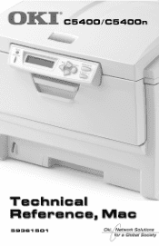 Oki C5400 Technical Reference - Mac