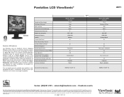 ViewSonic VA1931wm LCD Product Comparison Guide (Spanish, LA)