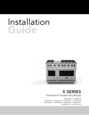 Viking VDR536 Installation Instructions