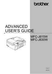 Brother International MFC-J630W Advanced Users Manual - English