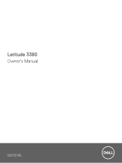 Dell Latitude 13 3380 Latitude 3380 Owners Manual