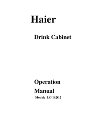 Haier LC-162G2 User Manual