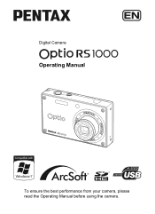 Pentax RS1000 RS1000 Optio RS1000