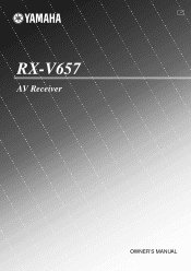 Yamaha RX-V657 MCXSP10 Manual
