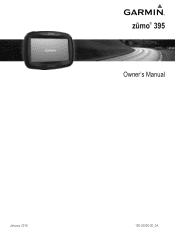 Garmin zÅ«mo 395LM Owners Manual