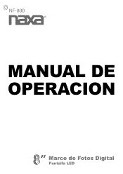 Naxa NF-800 NF-800 manual - Español