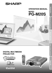 Sharp PG-M20SL Operation Manual