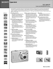 Sony DSC-W55BDL Marketing Specifications (Camera Only)