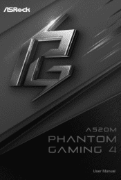 ASRock A520M Phantom Gaming 4 User Manual
