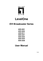 LevelOne ADE-8204 Manual