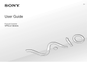 Sony VPCL21SFX User Guide