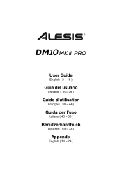 Alesis DM10 MKII Pro Kit User Manual