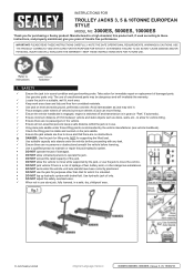Sealey 10000ES Instruction Manual