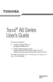 Toshiba Tecra A6-EZ6313 User Guide