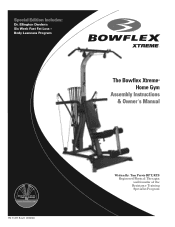 Bowflex Xtreme Assembly and Owners Manual