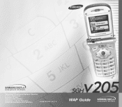 Samsung SGH-V205 Wap Guide (user Manual) (ver.1.0) (English)