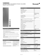 Thermador T24IR900SP Product Specs