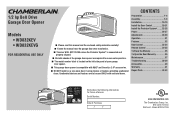 Chamberlain WD832KEV WD832KEV Owners Manual Manual