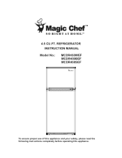 Magic Chef MCDR450SEF User Manual