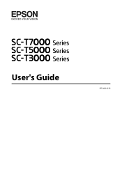 Epson SureColor T7000 User Guide