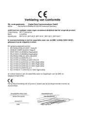 LevelOne SFP-6101 EU Declaration of Conformity