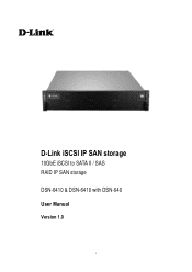 D-Link DSN-654 User Manual for DSN-6410