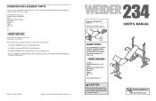 Weider Weembe3722 Instruction Manual