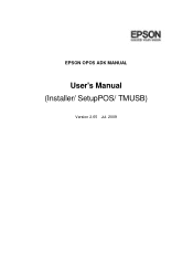 Epson C31C489111 User Manual