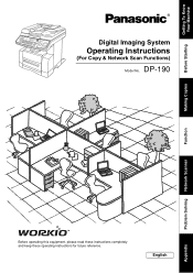 Panasonic DP-190 Operating Instructions